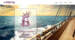 Desktop Screenshot of liberty-czartery.pl